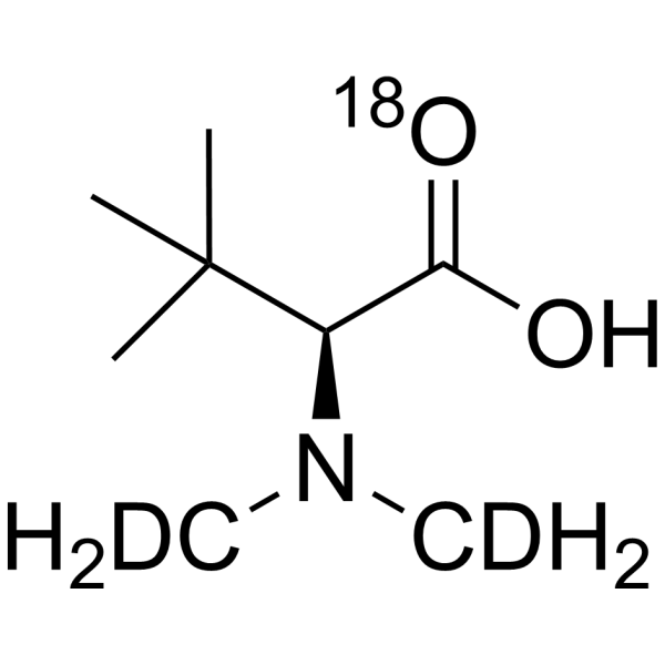 (S)-2-Amino-3,3-dimethylbutanoic acid-18O, d2
